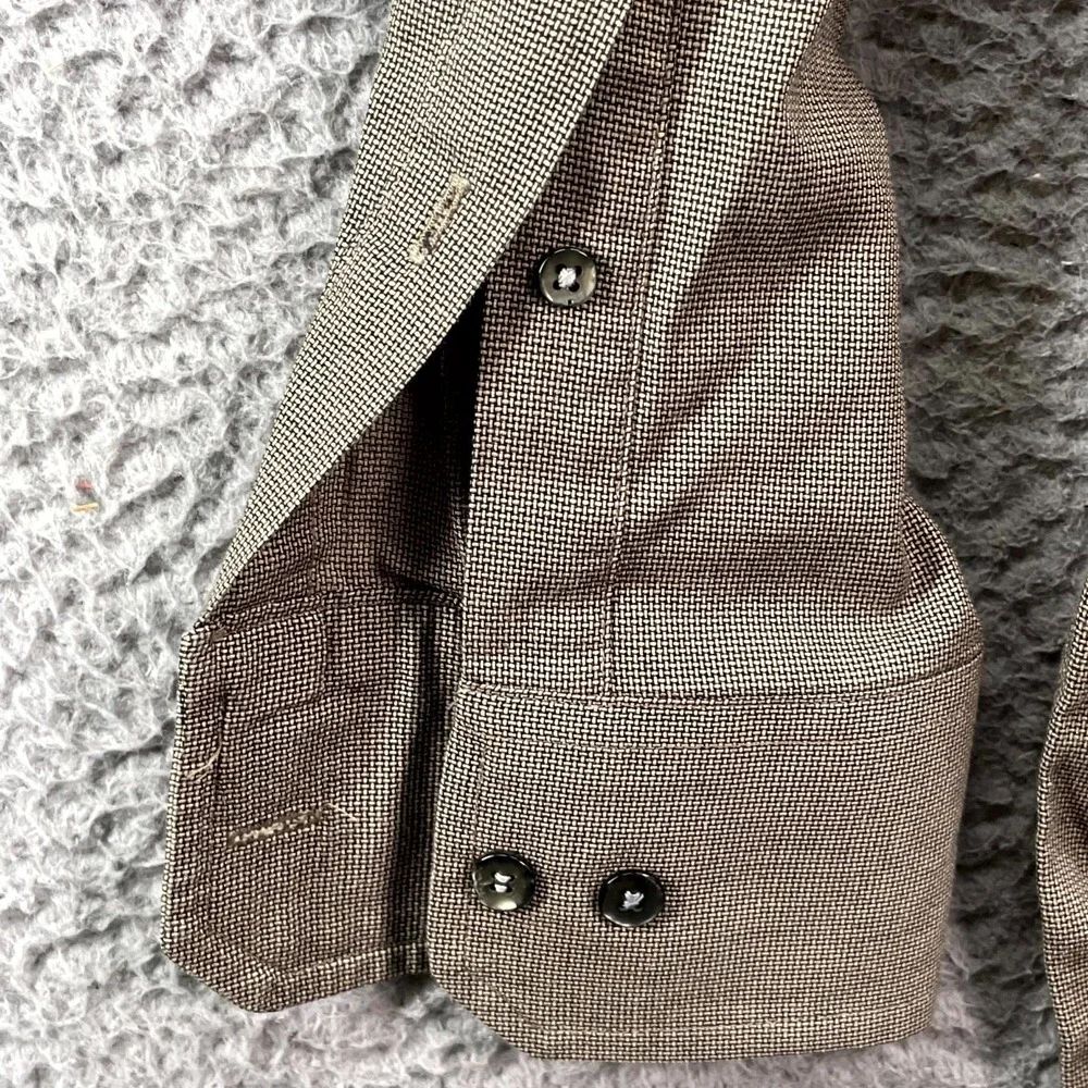 Kenneth Cole New York Dress Shirt Men 16 32/33 Tan Office Wear Preppy‎ Normcore